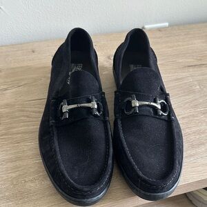 Salvatore Ferragamo Black Loafers